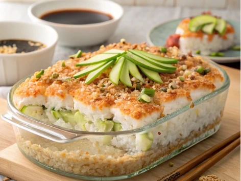 Delicious Sushi Bake Recipe: Easy & Irresistible Japanese Delight!