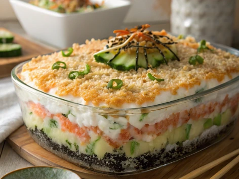  Delicious Sushi Bake Recipe: Easy & Irresistible Japanese Delight!