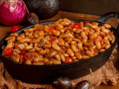 Apple Pie Baked Beans with Brownie-Inspired Flavor Secrets