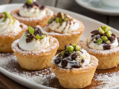 Golden Crust Cannoli Cookie Cups with Creamy Ricotta Filling

