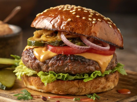 Indulge in Chocolate-Infused Halal Burgers Today