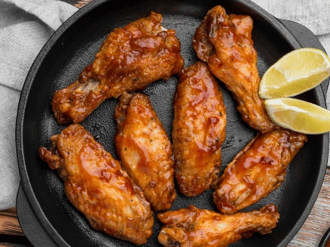 Easy Honey Lemon Pepper Wings at Home.