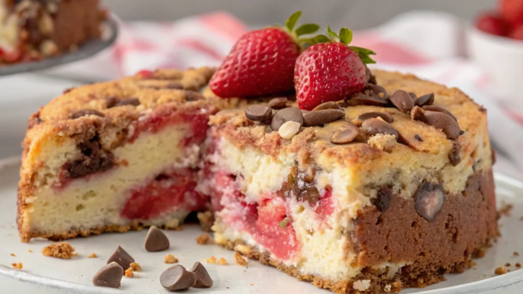 Strawberry Earthquake Cake: 6 Layers of Decadent Delight.