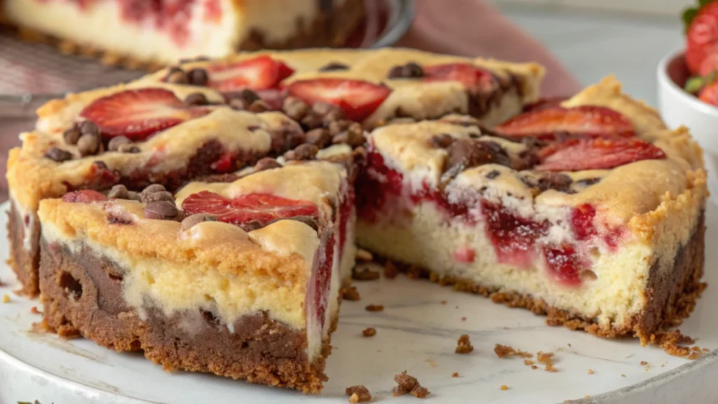 Strawberry Earthquake Cake: 6 Layers of Luscious Flavor.