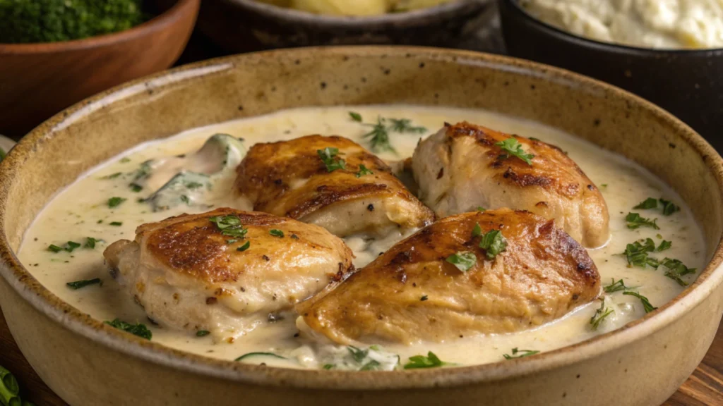 Rich Creamy Garlic Chicken for a Cozy Meal