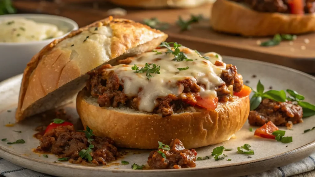 Cheesy Garlic Bread Sloppy Joes: Comfort Food at Its Best