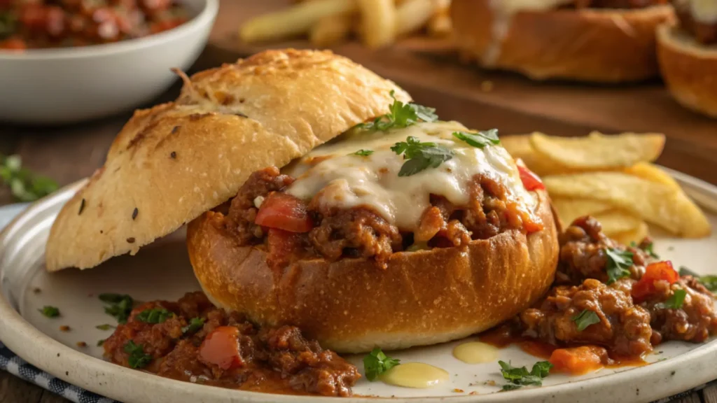 Cheesy Garlic Bread Sloppy Joes: The Ultimate Cheesy Twist