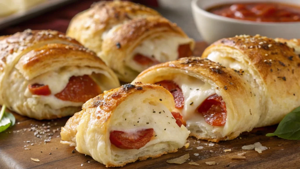 Mozzarella Pepperoni Croissant Rolls – Easy & Flavorful Treat