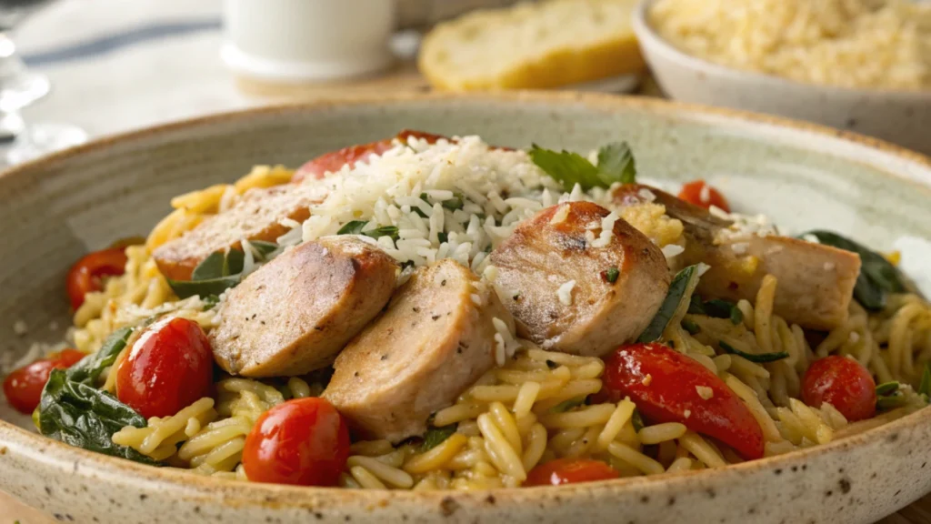 Chicken Sausage Orzo: Simple, Flavorful, and Ready in No Time