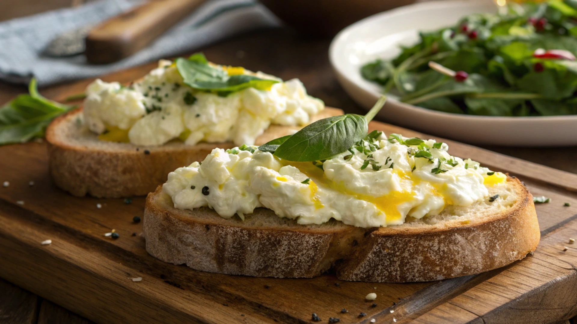 Eggs & Ricotta Sandwich: A Perfect Breakfast Delight