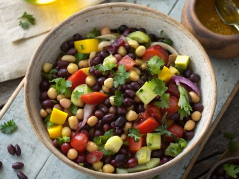 Hearty and Flavorful Dense Bean Salad Recipe

