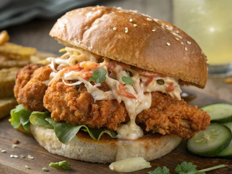 Elevate Your Lunch Game with This Spicy Chicken Sandwich