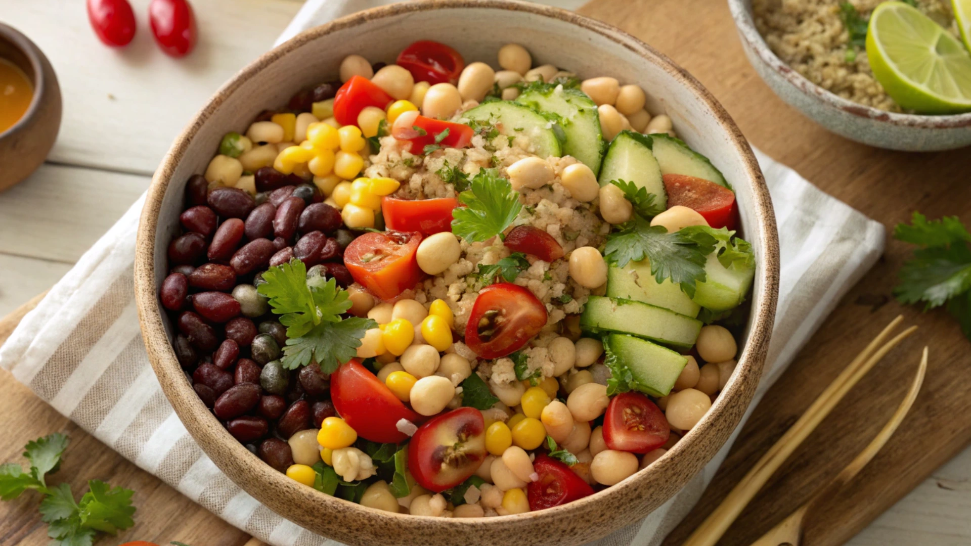 Dense Bean Salad That Tastes Like a Treat