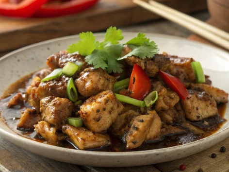 Tender Black Pepper Chicken with Spicy Kick - Easy Weeknight Recipe
