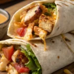 Cheesy Garlic Chicken Wraps – Quick and Easy Meal Ideas.