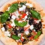 Greek Pizza with Fresh Mediterranean Flavors