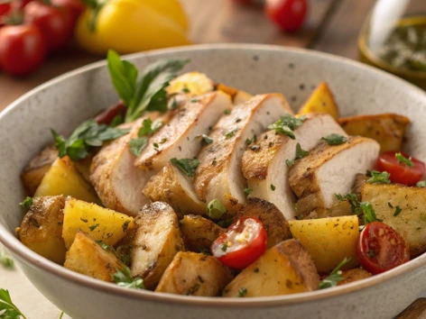 Low-Calorie Chicken and Roasted Potato Bowl: 6 Simple Secrets