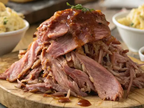 Perfectly Shredded Pulled Ham Recipe with Smoky Flavor