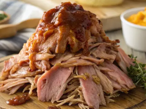 Smoky Pulled Ham Perfect for Family Gatherings

