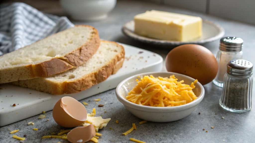  Cheesy Air Fryer Egg Toast Breakfast