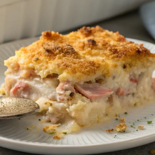 Breadcrumb topping for Chicken Cordon Bleu Casserole