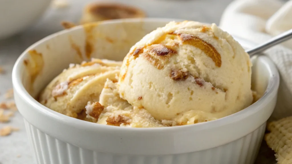 Homemade Banana Foster Ice Cream