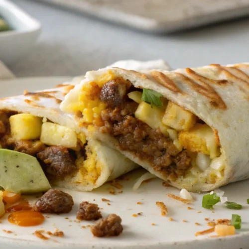 Loaded Best Breakfast Burrito Recipe in a Warm Tortilla