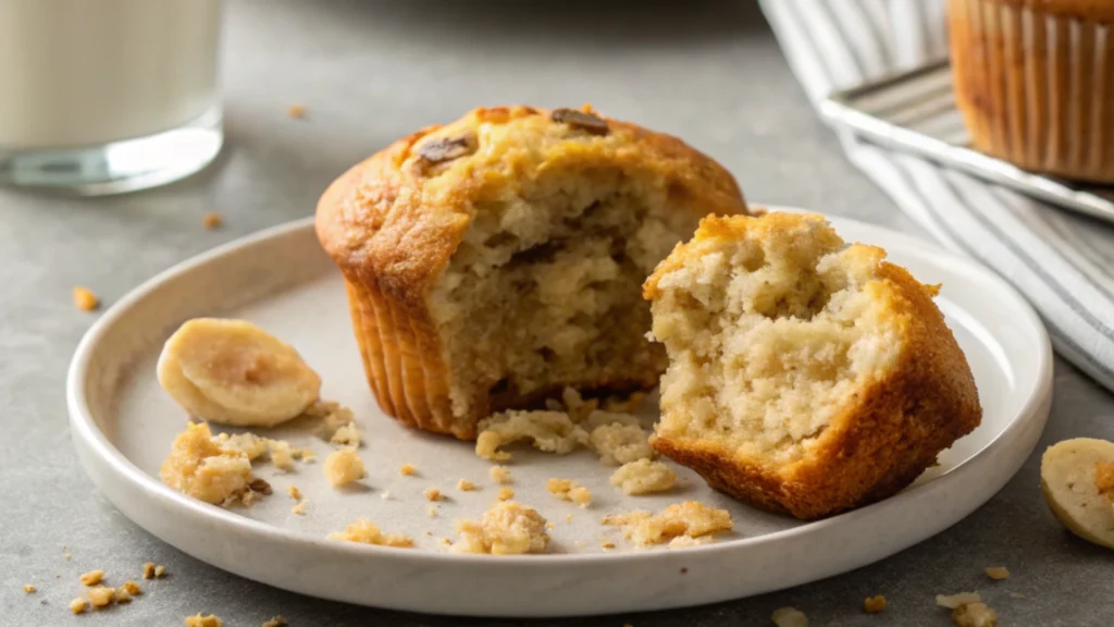 Greek Yogurt Banana Muffins with Chocolate Chips