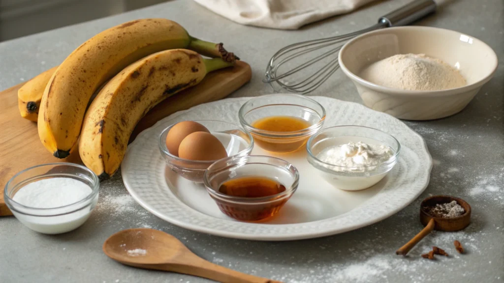 Healthy Greek Yogurt Banana Muffins with Maple Syrup