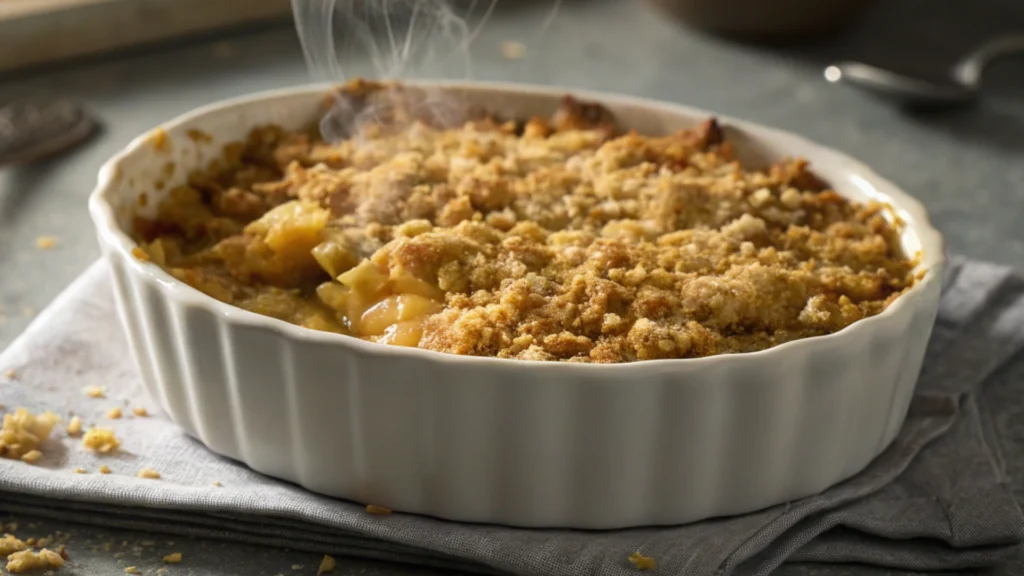 Homemade Caramel Apple Crumble Recipe