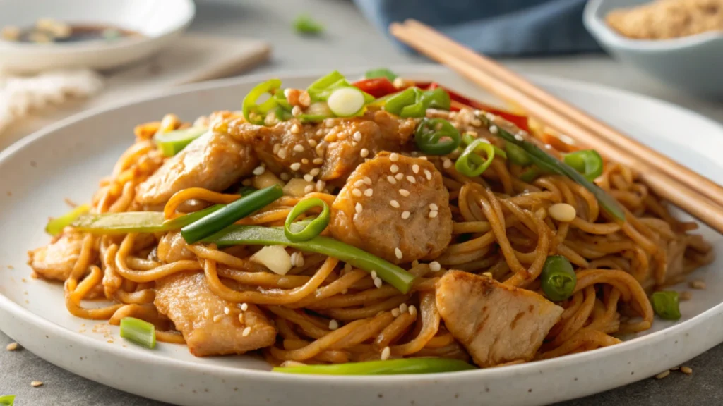 30-Minute Chicken Yakisoba Recipe